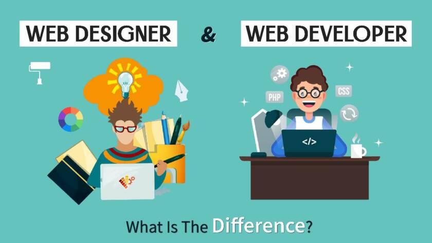 web designer and web developer